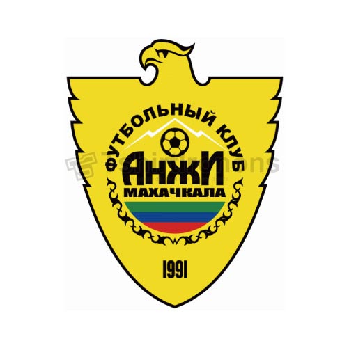 Anzhi Makhachkala T-shirts Iron On Transfers N3429